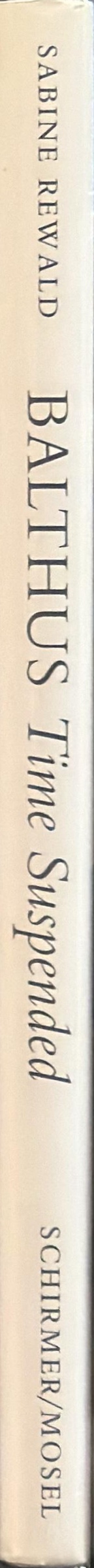 Balthus : time suspended : paintings and drawings 1932-1960 spine