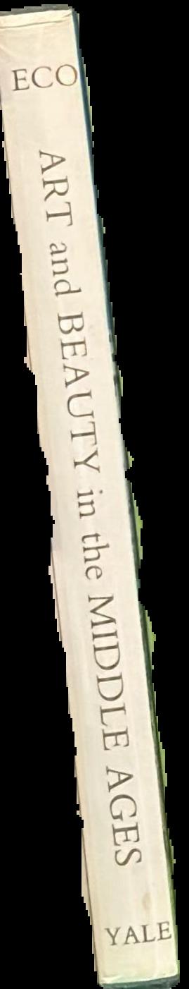 Art and beauty in the Middle Ages spine