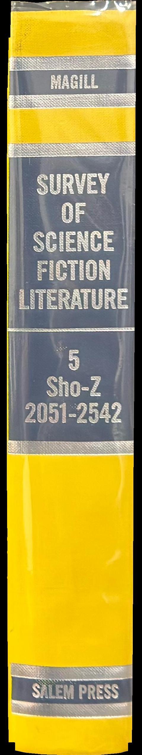 Survey of science fiction literature : volume five : sho-z : index spine