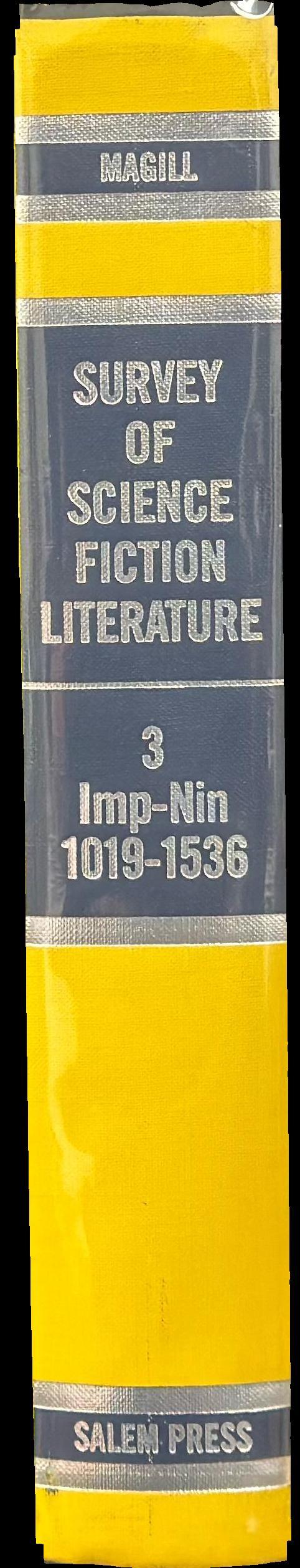 Survey of science fiction literature : volume three : imp-nin spine