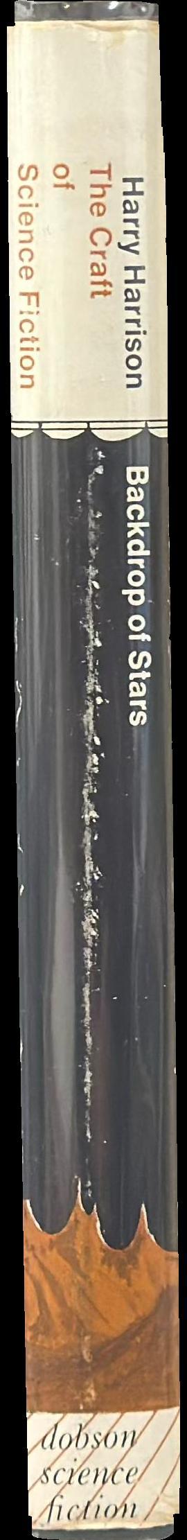 Backdrop of stars spine