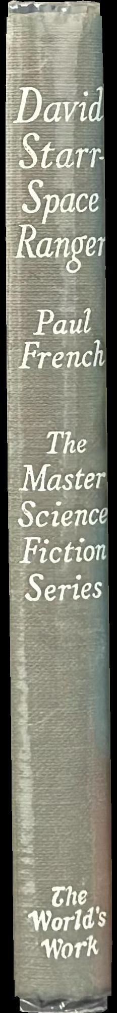 David Starr : space ranger : the master sceince fiction series No.2 spine