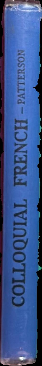 Colloquial French spine