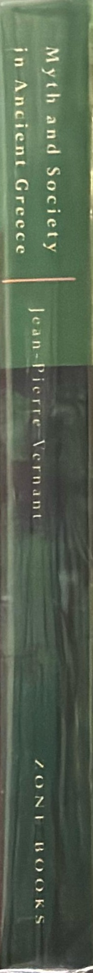 Myth and society in ancient Greece spine
