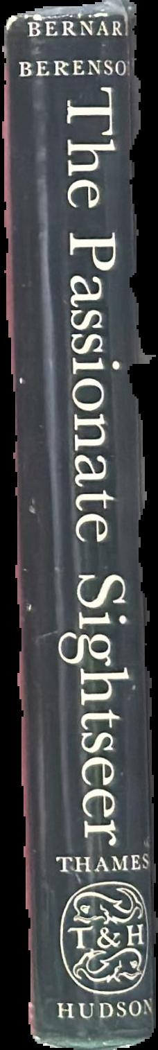 The passionate sightseer : from the diaries 1947 to 1956 spine