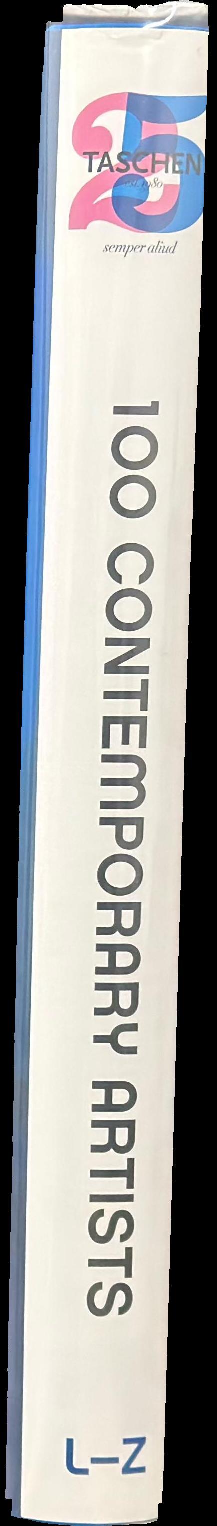 100 contemporary artists : L-Z / Edited by Hans Werner Holzwarth spine