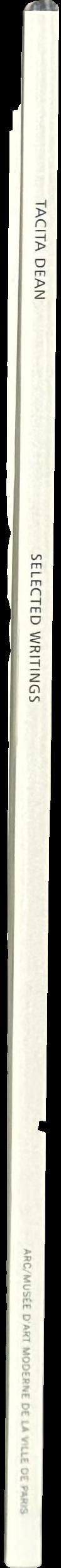 Tacita Dean : selected writings spine