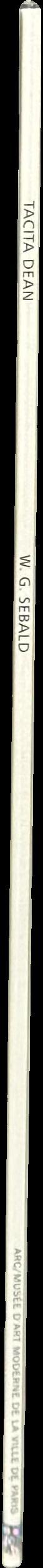 Tacita Dean : W. G. Sebald spine