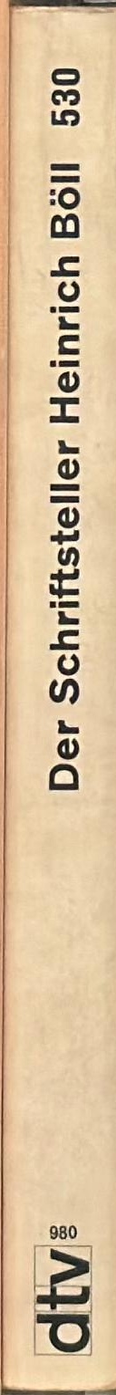 Der Schriftsteller Heinrich Böll : Ein biographisch-bibliographischer Abriss spine
