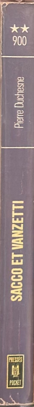 Sacco et Vanzetti spine