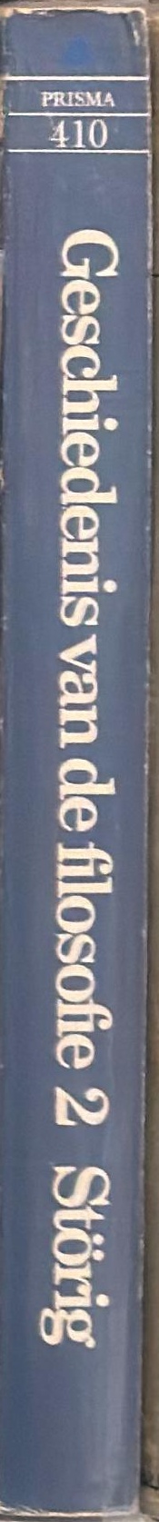 Geschiedenis van de filosophe 2 / Hans Joachim Störig spine