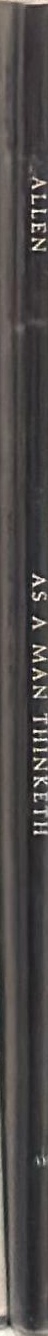 As a man thinketh spine