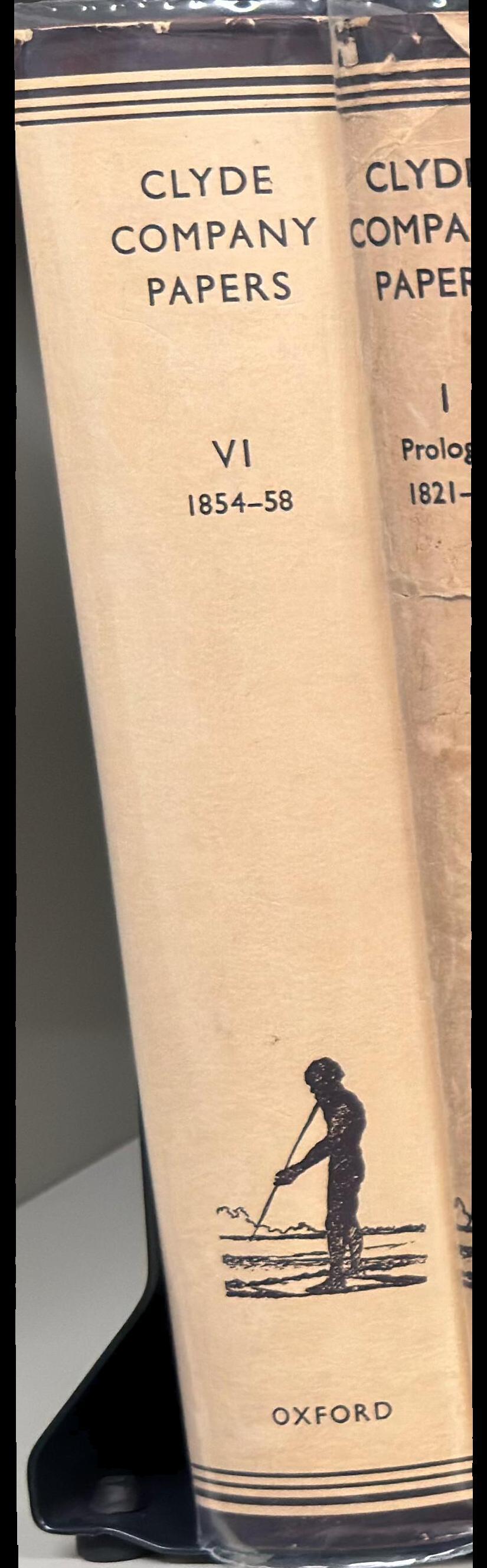 Clyde Company papers : VI 1854-58 spine