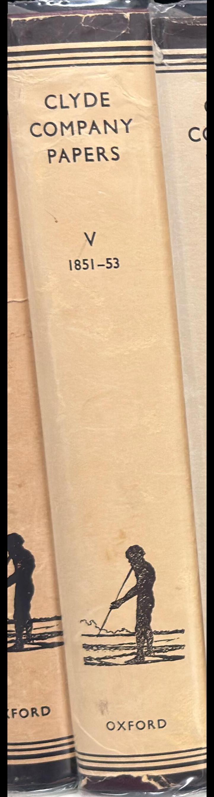 Clyde Company papers : V 1851-53 spine