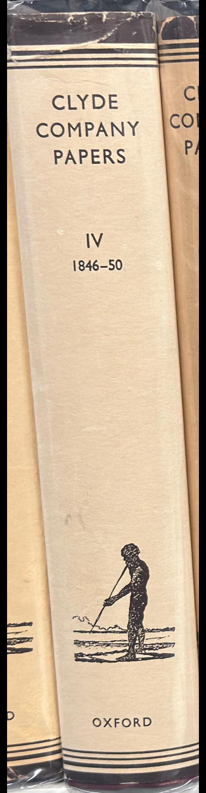 Clyde Company papers : IV 1846-50 spine