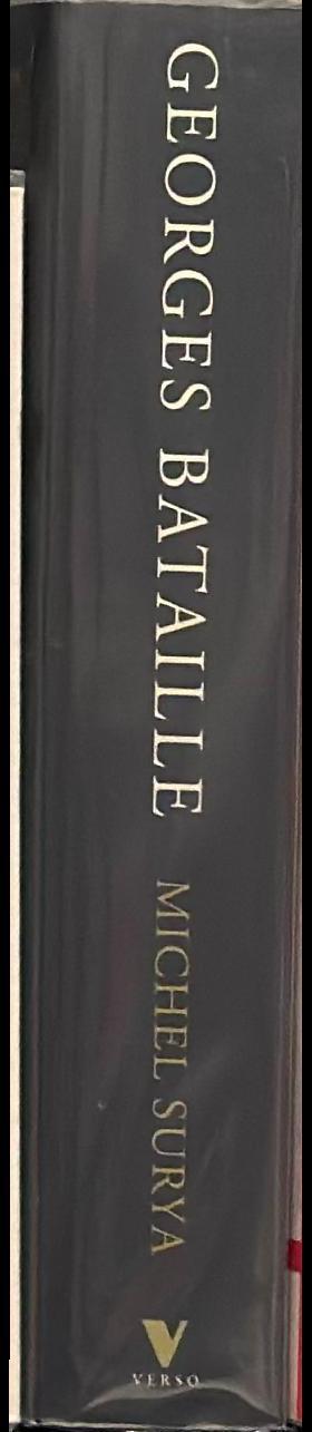Georges Bataille : an intellectual biography spine