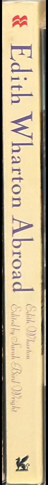 Edith Wharton abroad : selected travel writings, 1888-1920 spine
