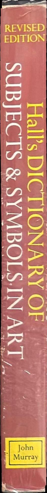 Hall's dictionary of subjects and symbols in art spine