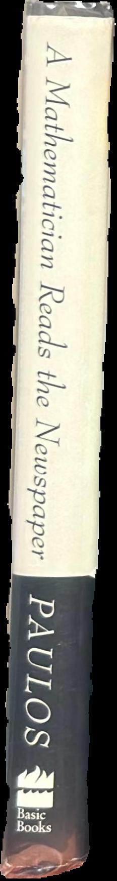 A mathematician reads the newspaper spine
