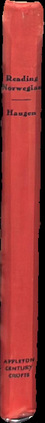 Reading Norwegian spine