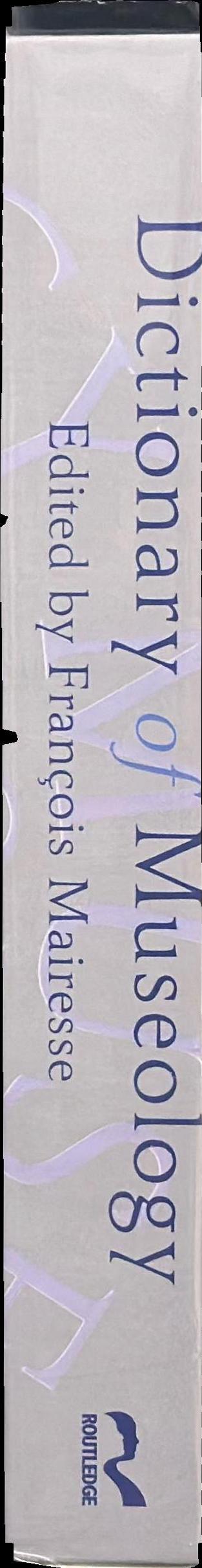 Dictionary of museology spine