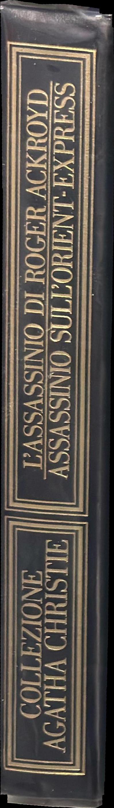 Assassinio sull'Orient Express. L'assassinio di Roger Ackroyd spine
