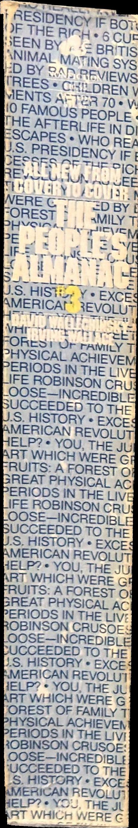 The people's almanac #3 spine