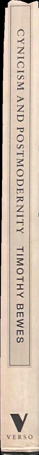 Cynicism and postmodernity spine