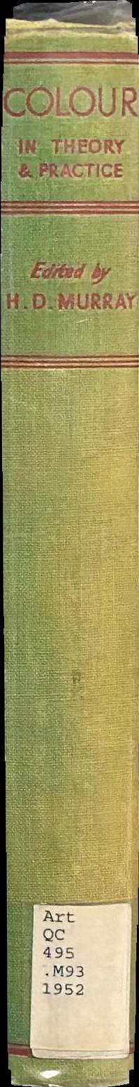 Colour : in theory and practice spine