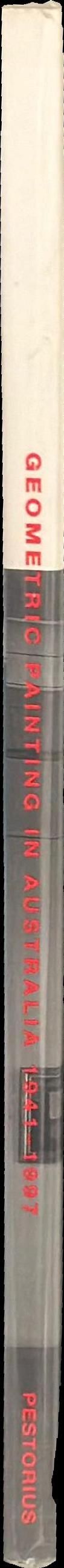 Geometric painting in Australia 1941-1997 spine