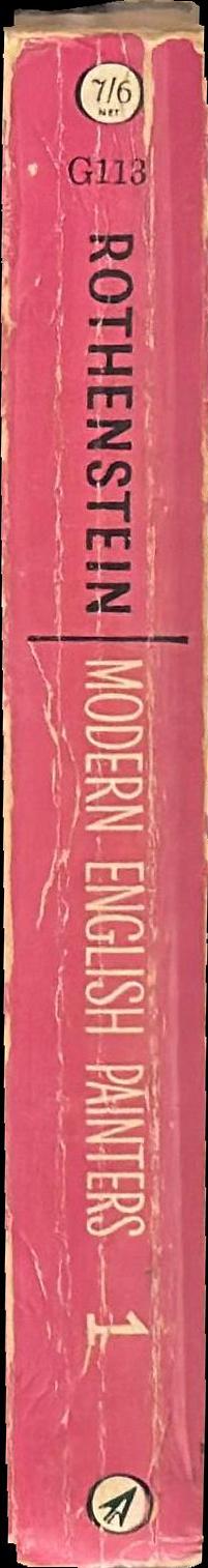 Modern English painters : volume one : Sickert to Grant spine
