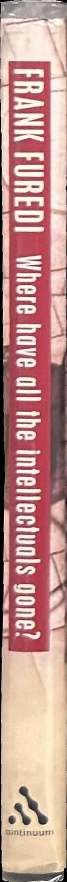 Where have all the intellectuals gone? : confronting 21st century philistinism spine