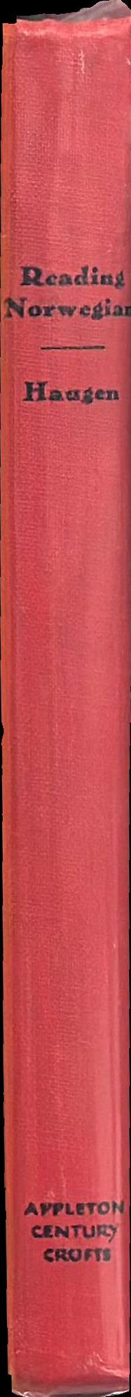 Reading Norwegian spine