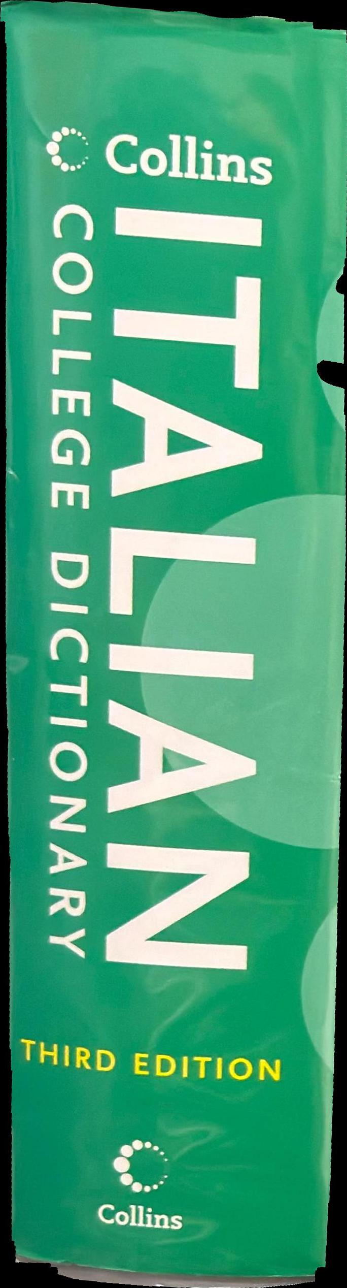 Collins Italian Dictionary spine