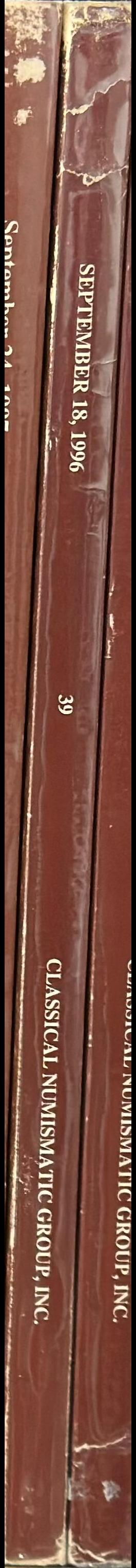Auction 39 : a mail bid sale : featuring the property of collectors world-wide ; including an important selection of silver coinage from Magna Graecia ; a nice Parthian collection from a long-time Seaby customer ; an interesting group of Alexandrian coina spine