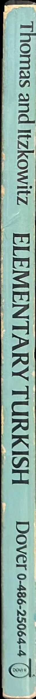 Elementary Turkish spine