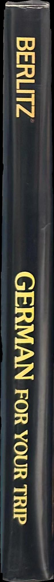 German for your trip spine