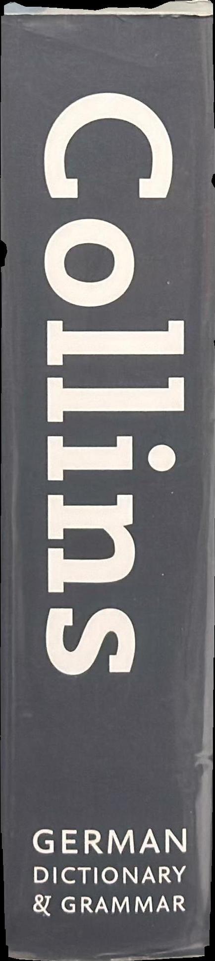 Collins German dictionary & grammar spine