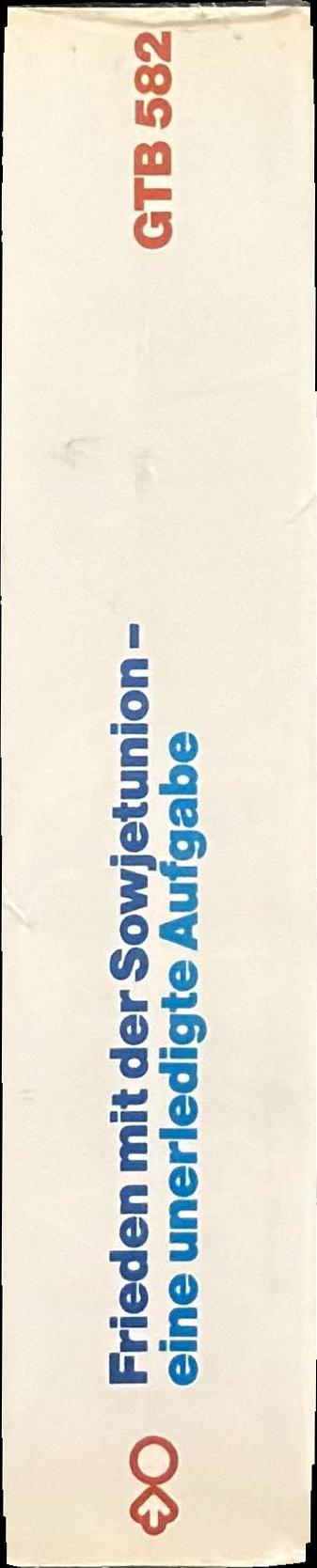 Frieden mit der Sowjetunion - eine unerledigta Aufgabe spine