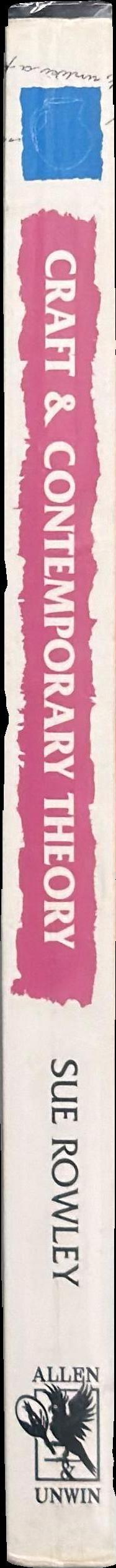 Craft and contemporary theory spine