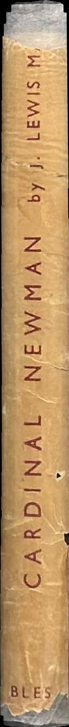 Cardinal Newman : a study spine