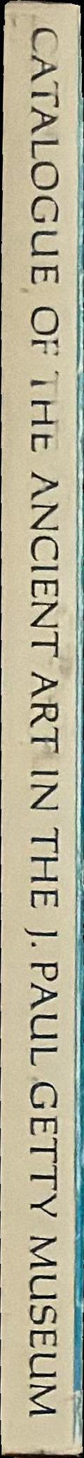 Catalogue of the ancient art in the J. Paul Getty Museum : the larger statuary, wall paintings and mosaics spine