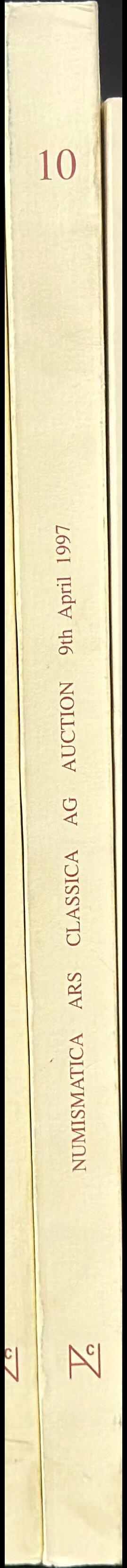 Auction 10, 9th April 1997 : ancient coins : Greek, Roman, Byzantine, the duchy of Beneventum and including a specialized collection of a Norwegian connoisseur ; aes grave, Roman imperial medallions and contorniates spine