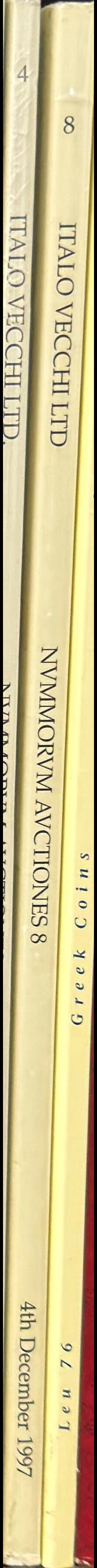 Nummorum auctiones 8 : Greek, Roman Republican and Imperial coinage, Germanic Kingdoms and Byzantine coins spine
