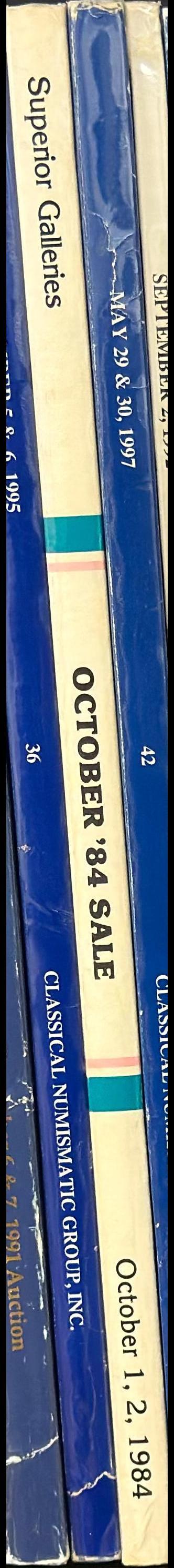 October '84 sale : October 1, 2, 1984 auction and mail bid sale : featuring world gold, world crowns and minors, including a selection of Mexican coinage, ancient coinage and United States coinage spine