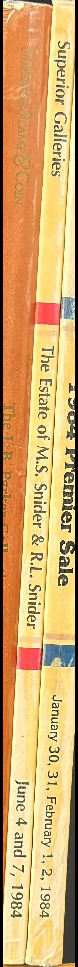 The Estate of Marvin S. Snider and Ruby L. Snider for the Bank of America, Trustee and other important properties : June 4 and 7, 1984 spine