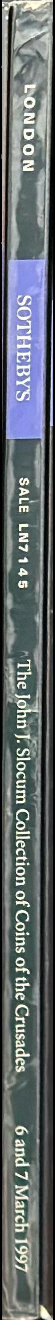 The John J. Slocum Collection of coins of the Crusades : Sale LN7145 spine