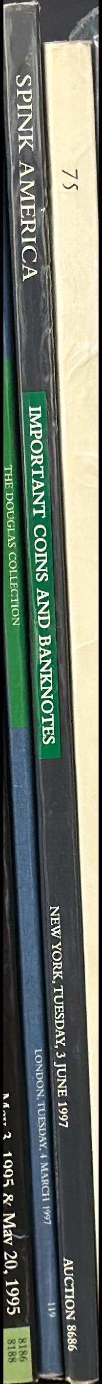 Ancient coins [and] United States and foreign coins and bank notes spine