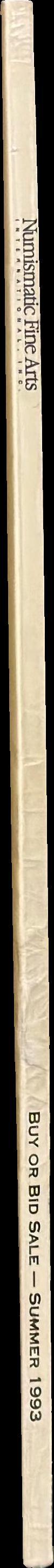 Numismatic Fine Arts first annual buy or bid sale spine