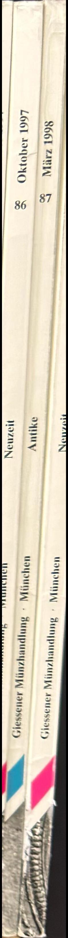 Auktion 87 : antike munzen / Giessener Munzhandlung Dieter Gorny GmbH spine